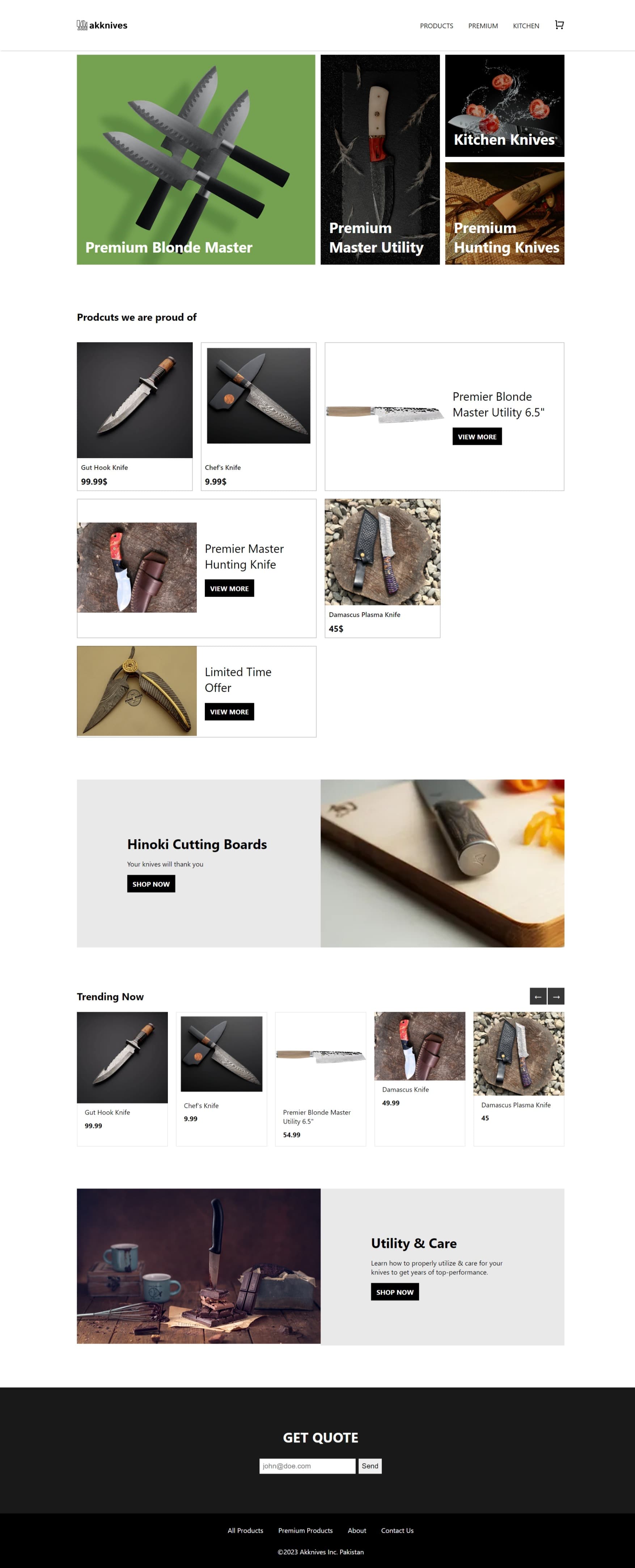 Akknives - an online knives store